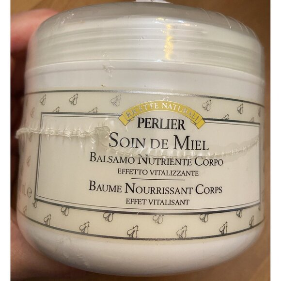 PERLIER SOIN DE MIEL JUMBO 13.5 Oz JAR NURTURING BODY BALM EMOLLIENT CREAM! - Picture 1 of 4